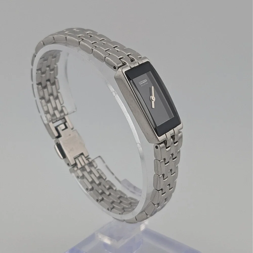 Citizen Silhouette Eco-Drive G620-S064694 Black Dial Silver Tone Women's Watch